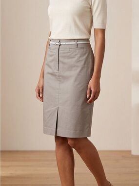 LOFT Pencil Skirt with Slim Belt